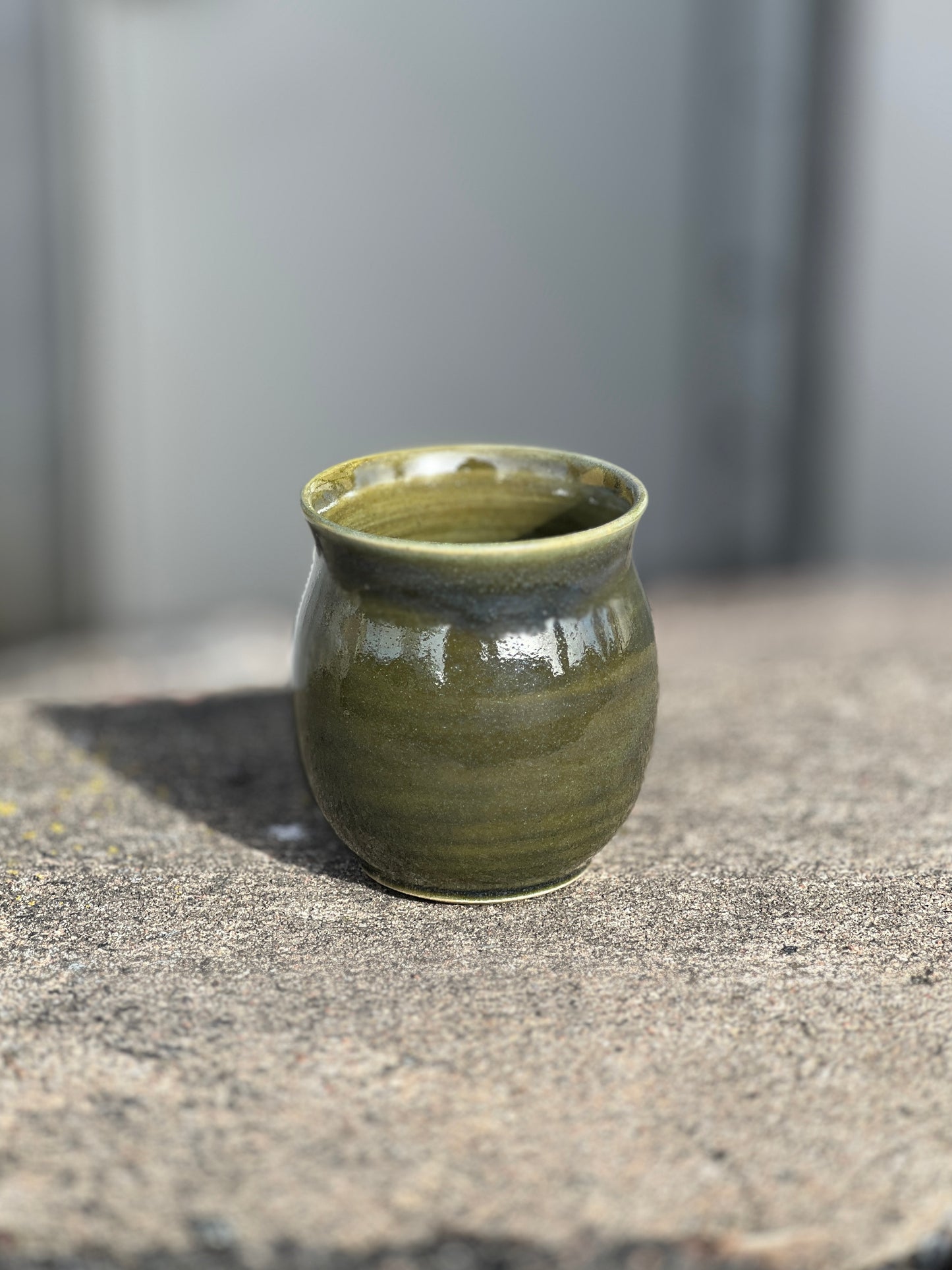 Mugg utan öra - grön