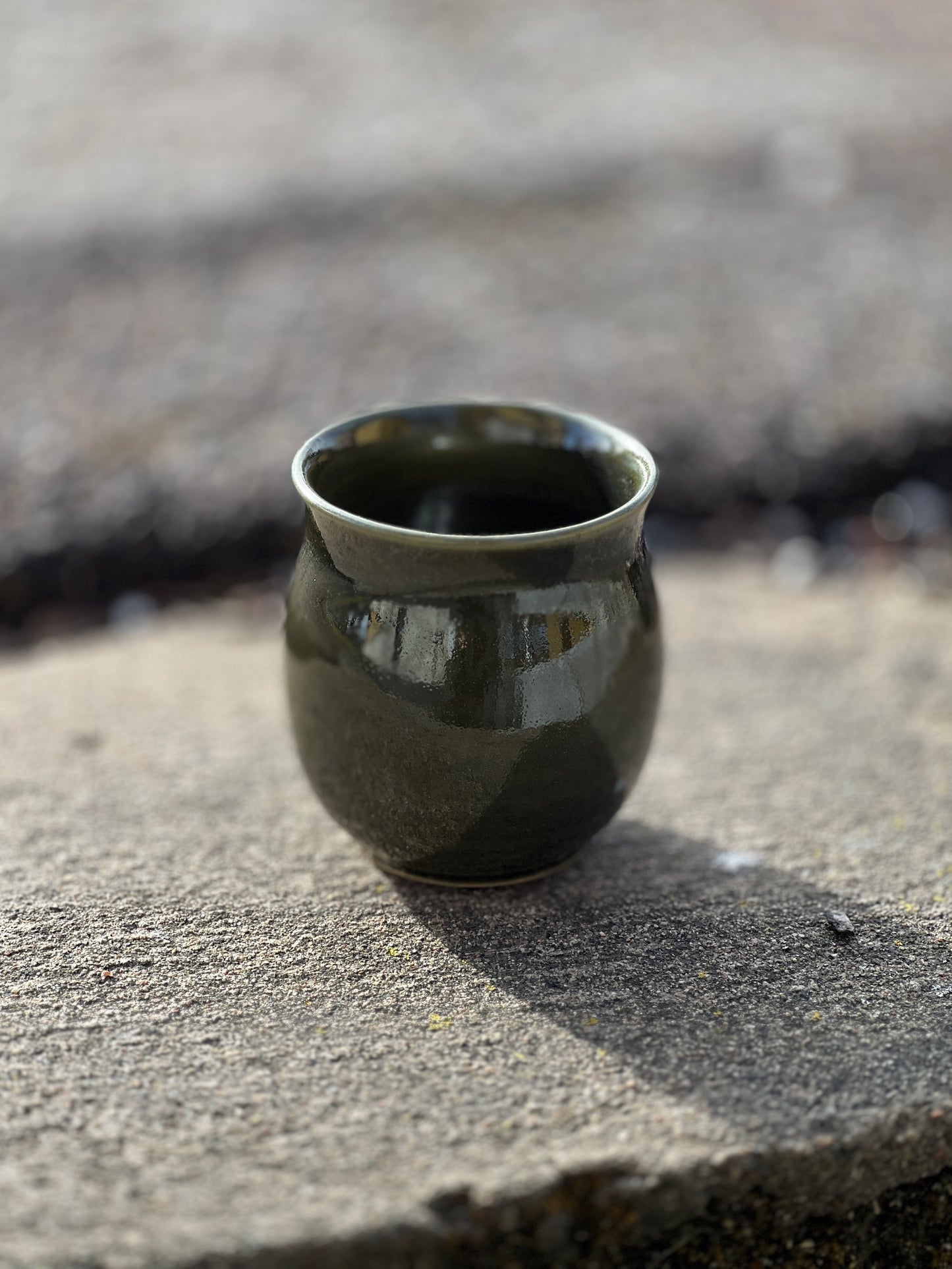 Mugg utan öra - grön